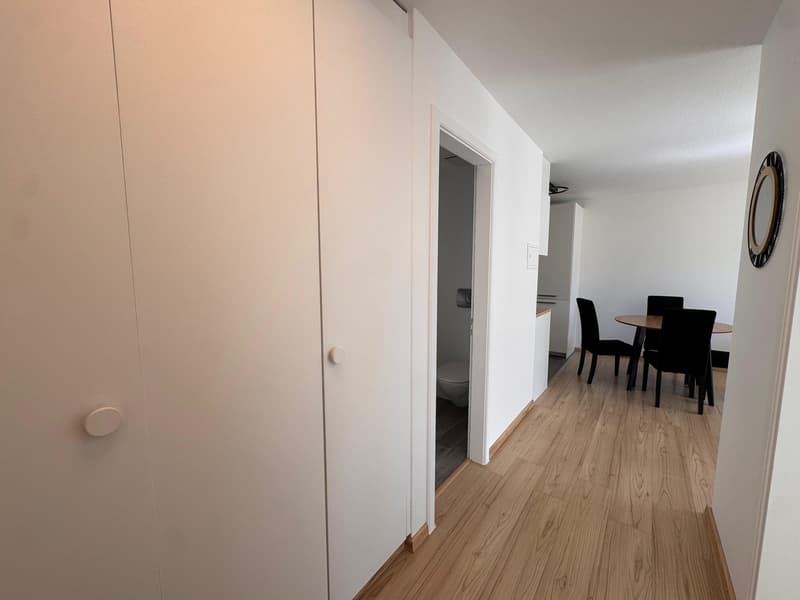 Bello appartamento arredato di 2,5 locali con balcone a Brent (5)