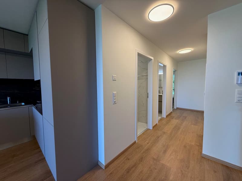 Bello 3.5 locali nuovo con terrazza & giardino in residenza con piscina (11)