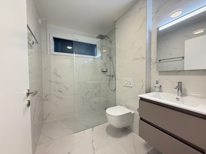 Bello 3.5 locali nuovo con terrazza & giardino in residenza con piscina (5)