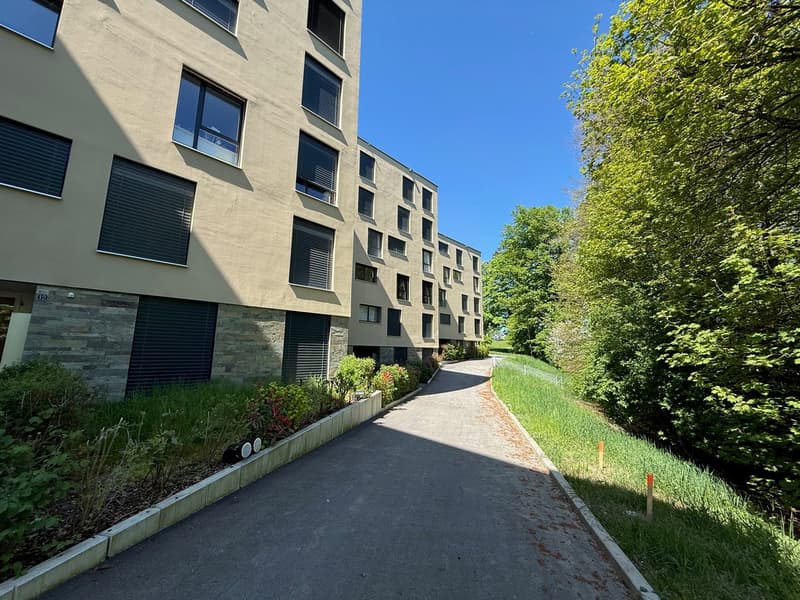 Bello 3.5 locali nuovo con terrazza & giardino in residenza con piscina (14)