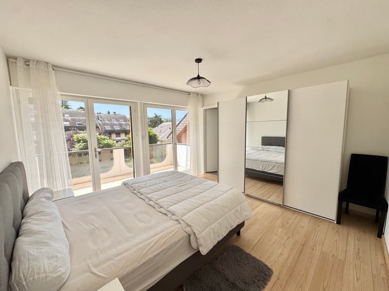Bello appartamento arredato di 2,5 locali con balcone a Brent (9)