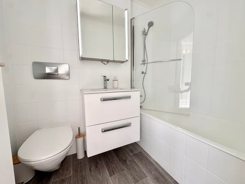 Bello appartamento arredato di 2,5 locali con balcone a Brent (14)