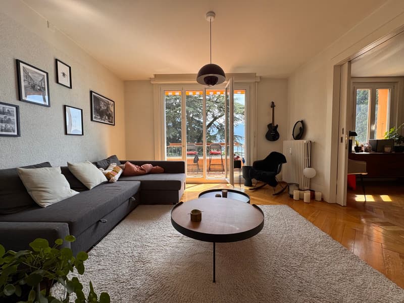 Charmantes 4-Zimmer-Wohnung mit schöner Aussicht auf den See (1)