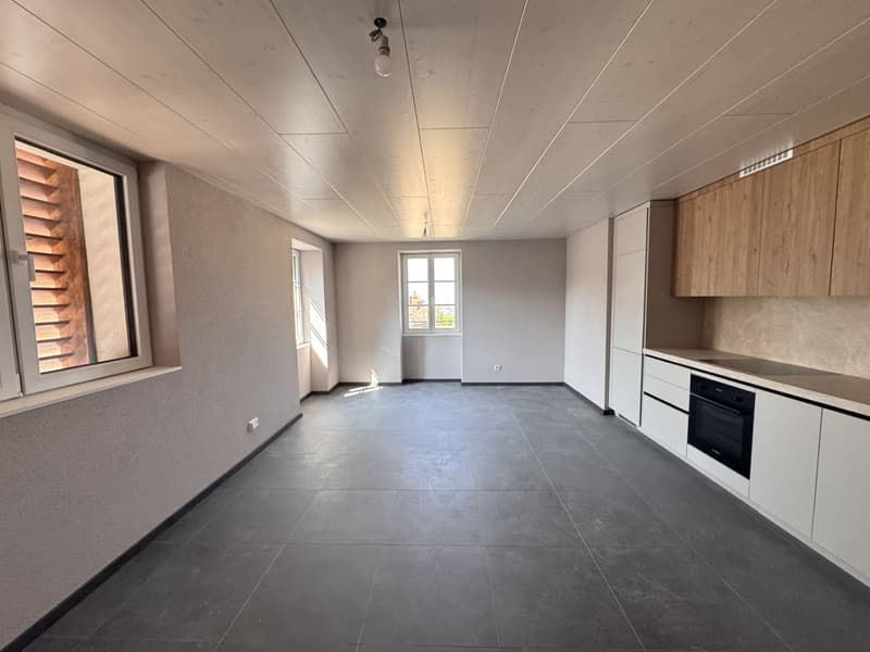 Appartement de 3,5 pièces neuf dans une bâtisse de caractère – Brent (Montreux) (1)