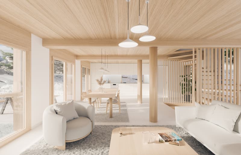 Vercorin - "Roc d'Orzival B" | Two chalets in main residence with garage-box (1)