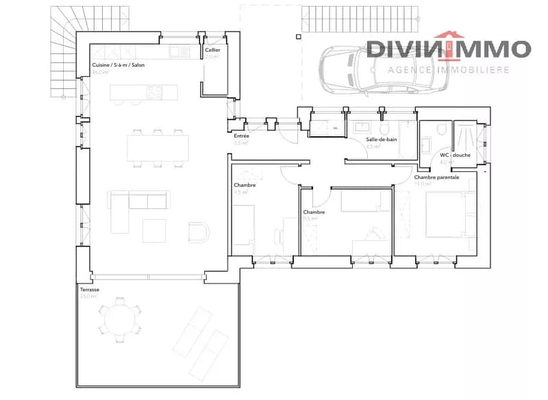Bel appartement de standing  dans petit immeuble (2)