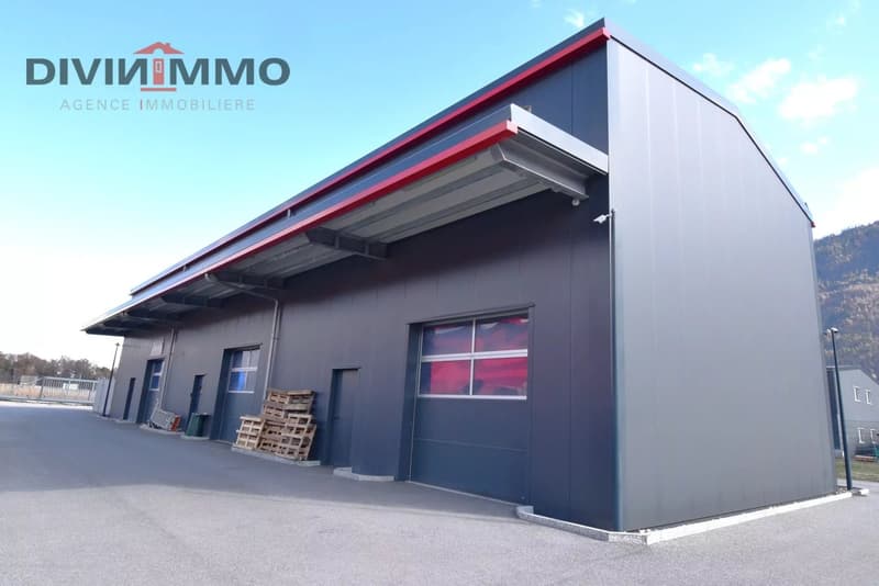 Hall industrielle de 145 m2 avec 5 places de parc (1)