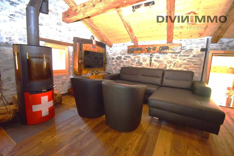 Atypical chalet in the Mayens-de-My of Conthey (7)