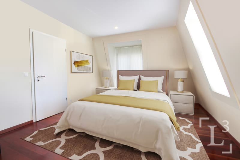 Chambre 2 avec coin bureau et ascenseur privatif (étage) / Bedroom 2 with a work area and a private elevator (floor)