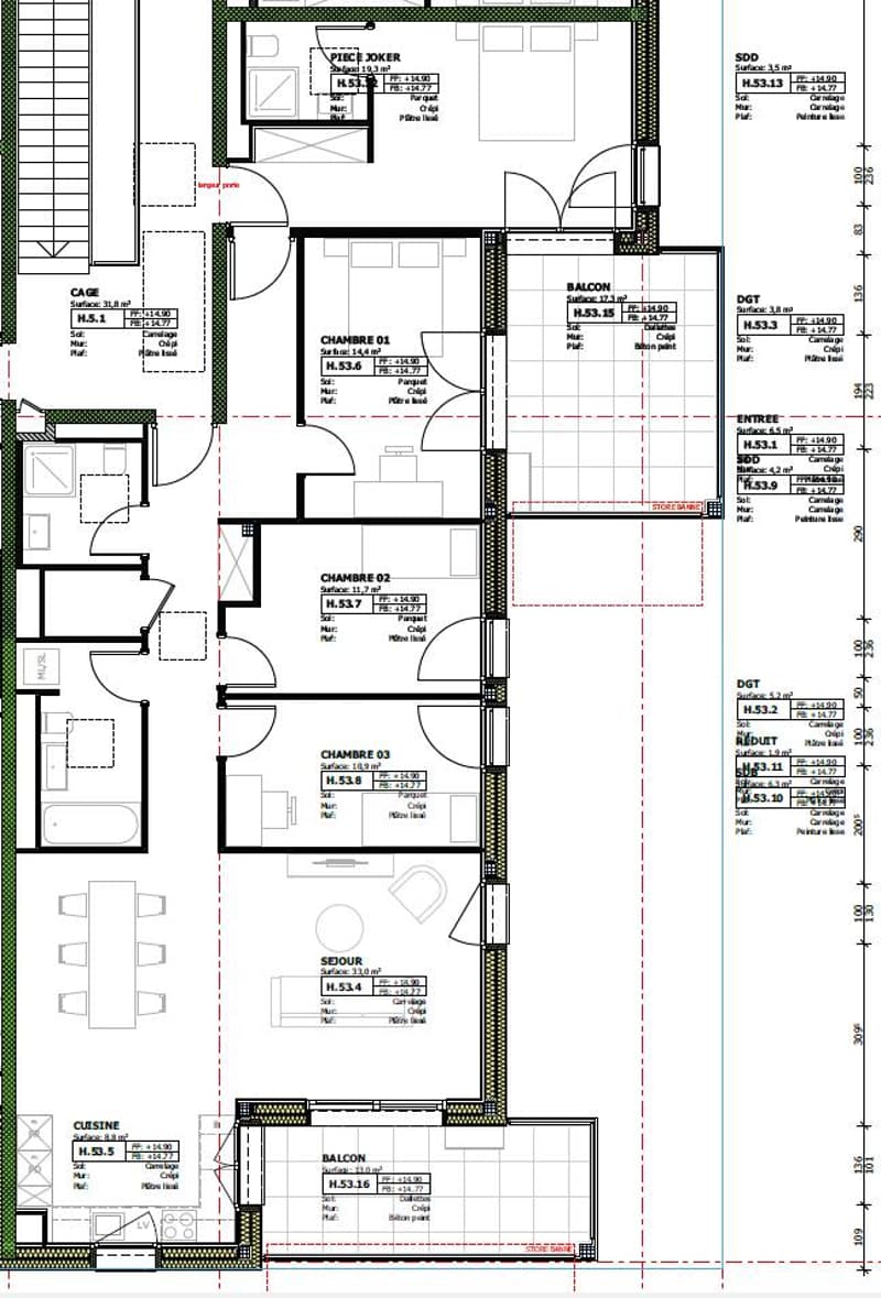 Spacieux appartement de 4.5 pièces en attique avec balcon de 30 m2 et au bord de la Gérine (4)