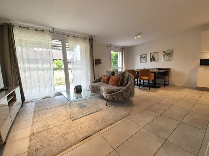 Grandcour - Furnished 2.5-room apartment on the ground floor (1)
