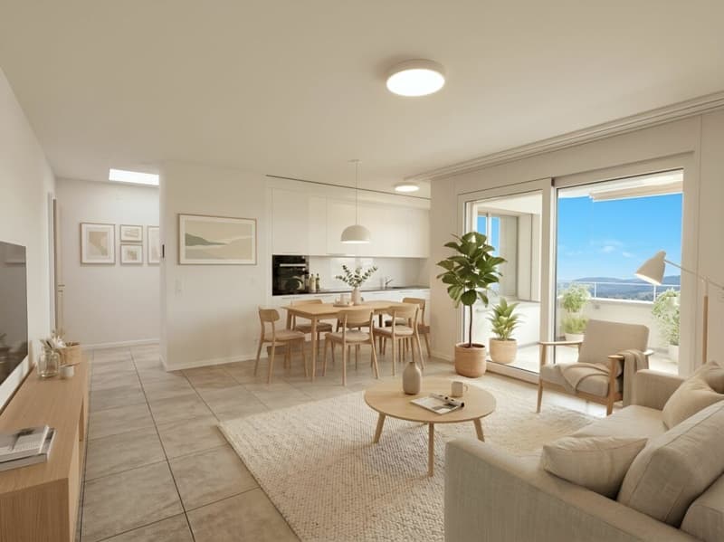 Prairie 2 - Appartement de 3.5 pièces au dernier étage (2)
