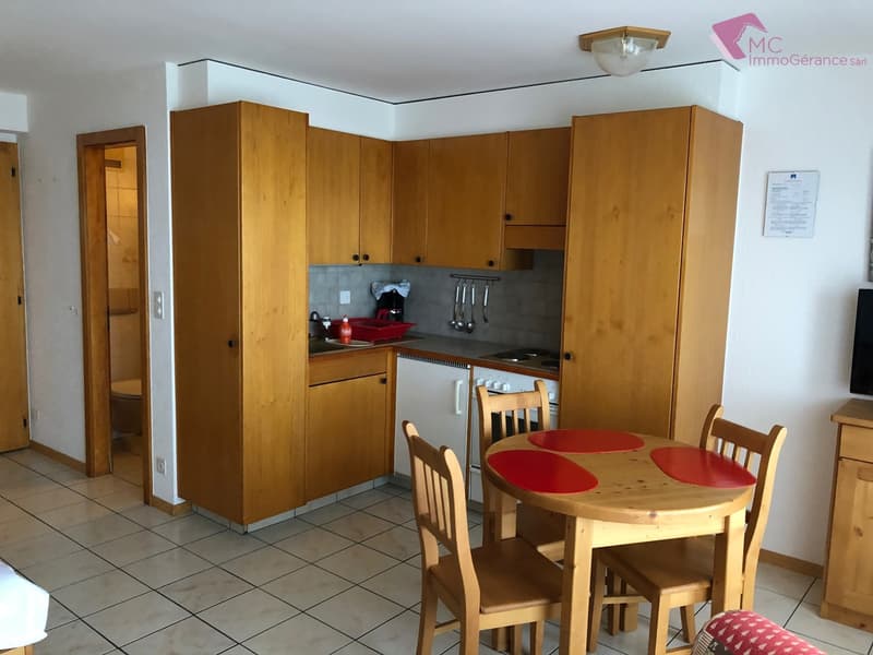 Ovronnaz - Delizioso studio Sud situato nel quartiere di Mayen Blanc (2)