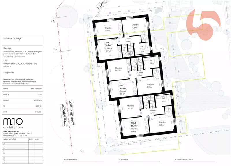 Construction project of semi-detached villas 6.5 rooms 1 km from LEB (10)