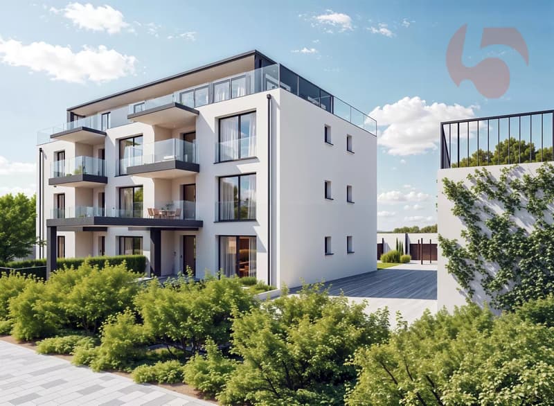 Beautiful apartment on the 1st floor in a contemporary building with purified lines! (4)