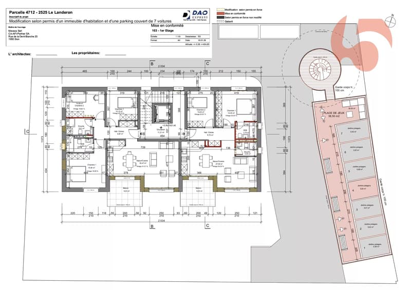Beautiful apartment on the 1st floor in a contemporary building with purified lines! (7)