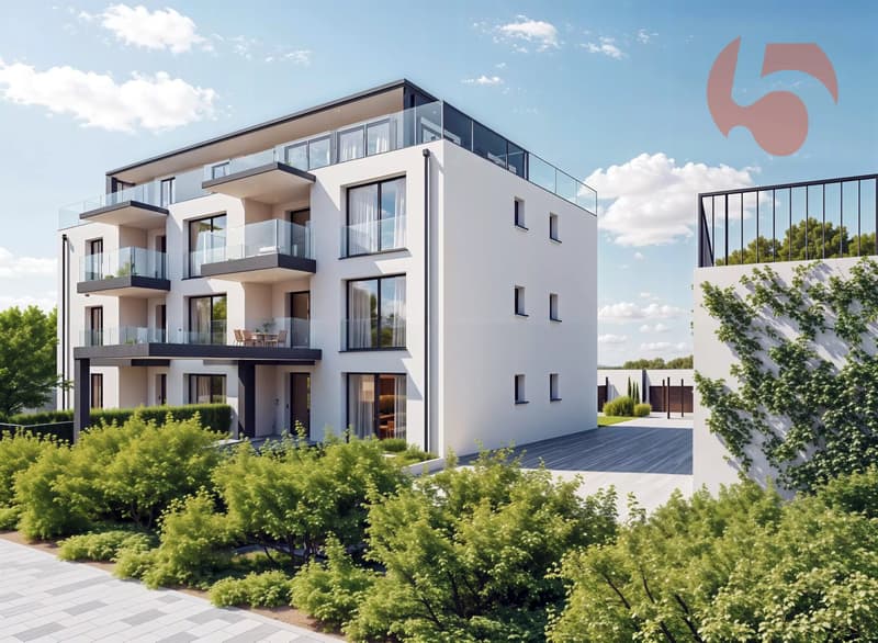 Beautiful apartment on the ground floor in a contemporary building with pure lines! (5)