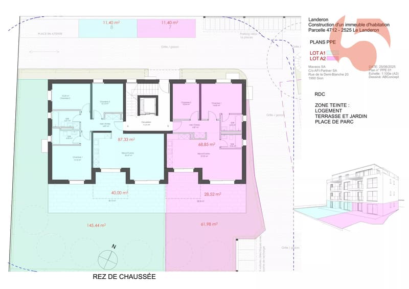 Beautiful apartment on the ground floor in a contemporary building with pure lines! (7)
