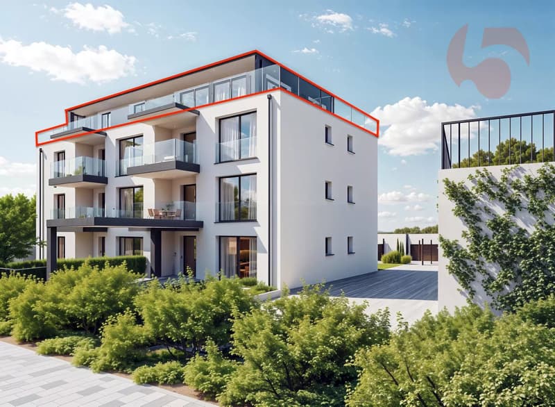 Exceptional attic with private elevator access and 70 m2 terrace (1)