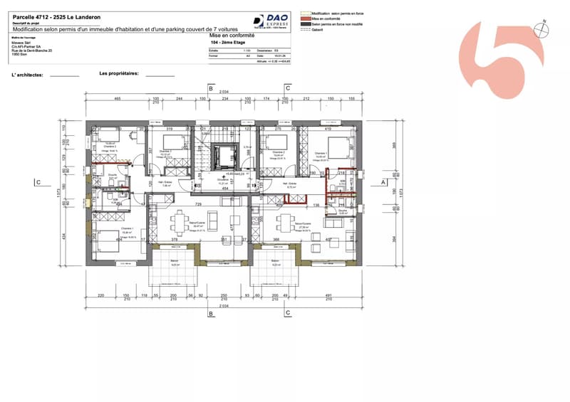 Beautiful apartment on the 2nd floor in a contemporary building with purified lines! (7)