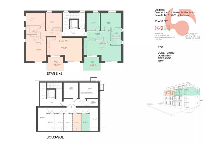 Beautiful apartment on the 2nd floor in a contemporary building with purified lines! (8)