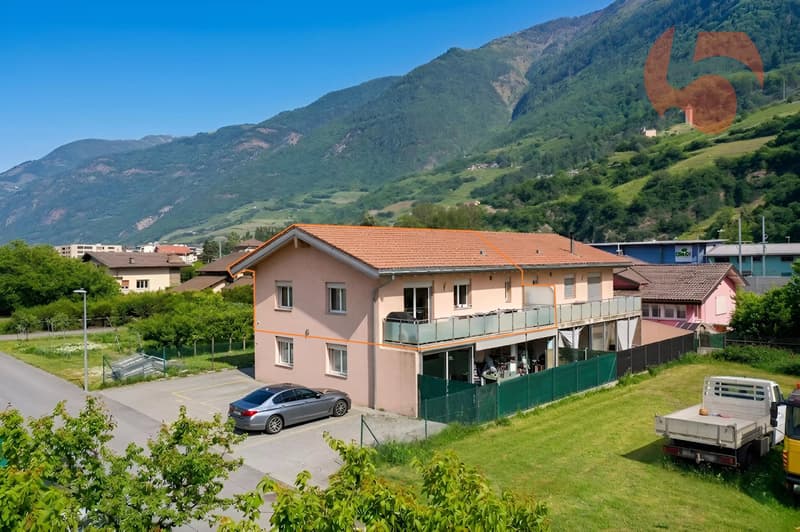 Magnificent attic of 3.5 rooms with mezzanine and large balcony (12)