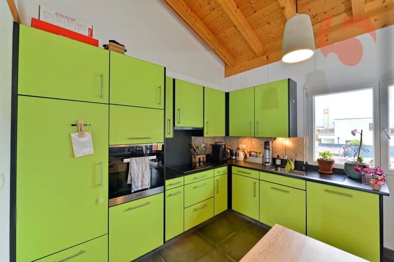 Magnificent attic of 3.5 rooms with mezzanine and large balcony (4)