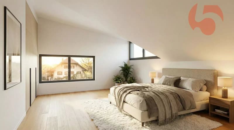 3,5 locali nuovo duplex mansardato con balcone esposto a sud (2)