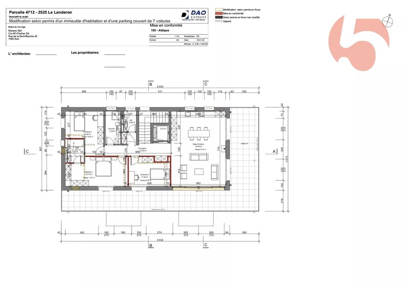 Attique d'exception avec accès par ascenseur privé et terrasse de 70 m2 (7)