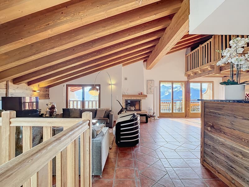 Magnifico attico duplex a Crans-Montana - Vista impareggiabile (4)