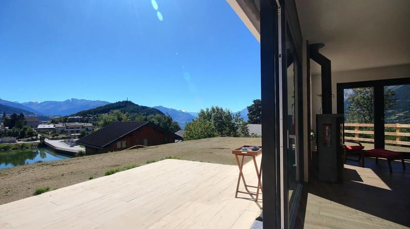 Villa eccezionale a Lens - Vista impareggiabile sul lago di Louché (9)