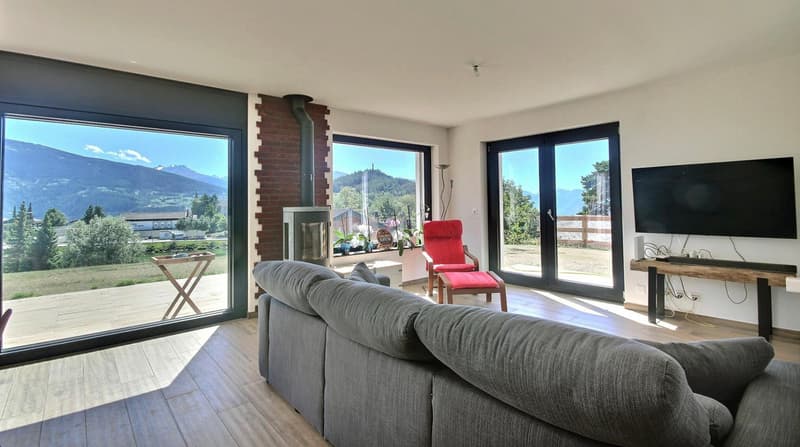 Villa eccezionale a Lens - Vista impareggiabile sul lago di Louché (2)