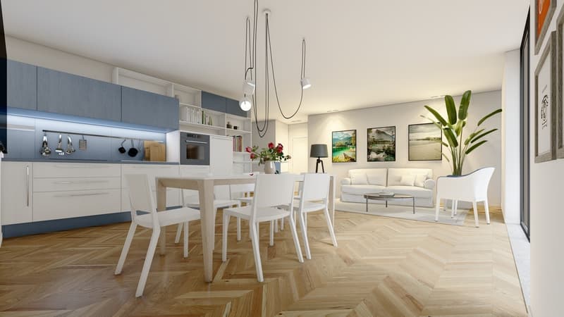 Le Carré de France: Lot 07 - 3.5 brand new rooms in the heart of Sion (7)