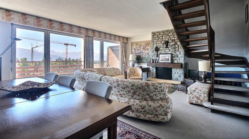 Einzigartiges Dachgeschoss-Duplex mitten im Herzen von Crans-Montana (3)