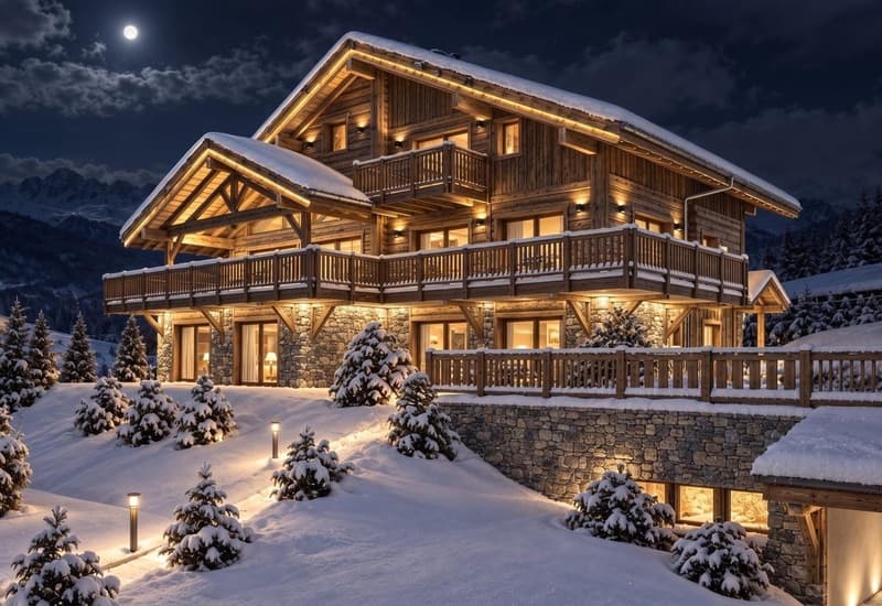 Splendide Chalet de Luxe en Construction à Crans-Montana (1)