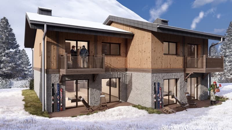 CHAMONIX-MONT-BLANC - HALB-CHALET MIT 3 ZIMMERN, TERRASSE UND GARTEN (6)