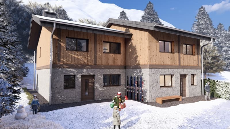 CHAMONIX-MONT-BLANC - HALB-CHALET MIT 3 ZIMMERN, TERRASSE UND GARTEN (4)