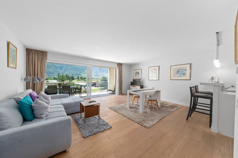 SAILLON - LES BAINS DE SAILLON - APPARTAMENTO 3.5 LOCALI DI ALTO STANDING (1)