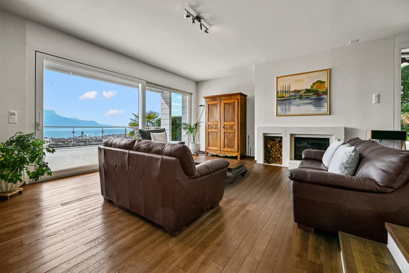 CHAILLY-SUR-MONTREUX - VILLA JUMELÉE D'EXCEPTION 7,5 PIÈCES - VUE (4)
