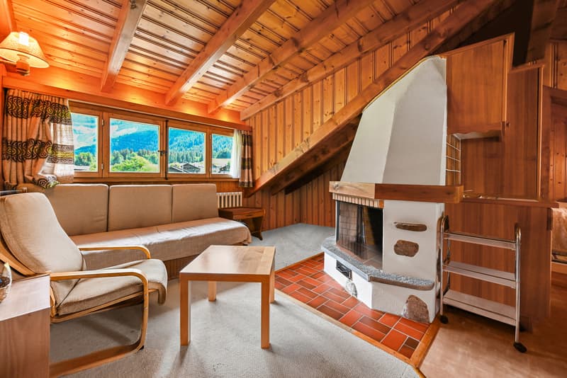 I Diablerets - Accogliente appartamento di 2,5 locali sotto il tetto (2)