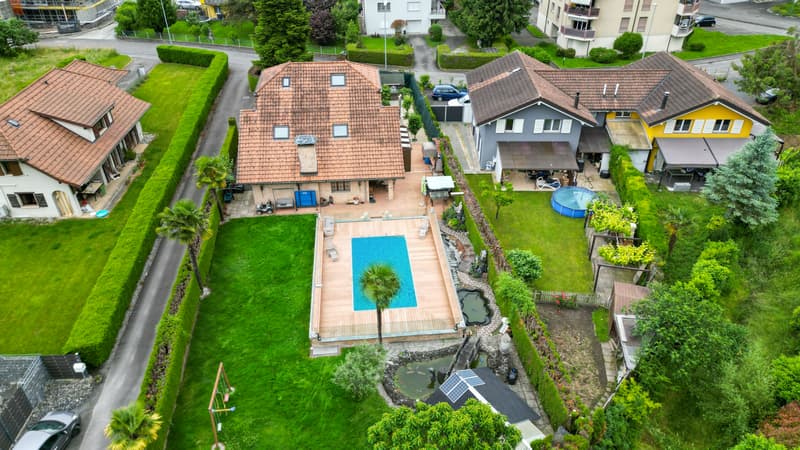 BOUVERET - BELLA VILLA INDIVIDUALE 8 LOCALI CON PISCINA E GIARDINO (2)