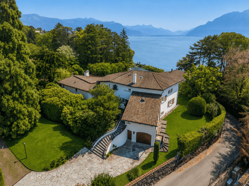 CHEXBRES - MAISON DE MAÎTRE AVEC PISCINE, VUE LAC & APPARTEMENT (2)