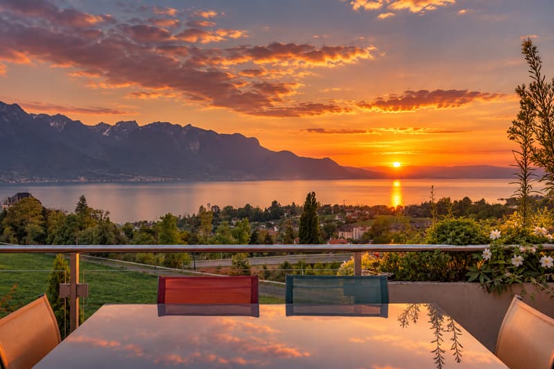MONTREUX - VILLA CONTIGUË AVEC VUE PANORAMIQUE (1)