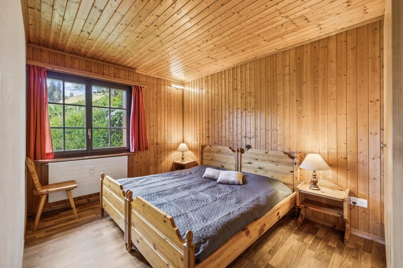 Charmant appartement de 2 pièces avec terrasse et vue sur les montagnes (9)