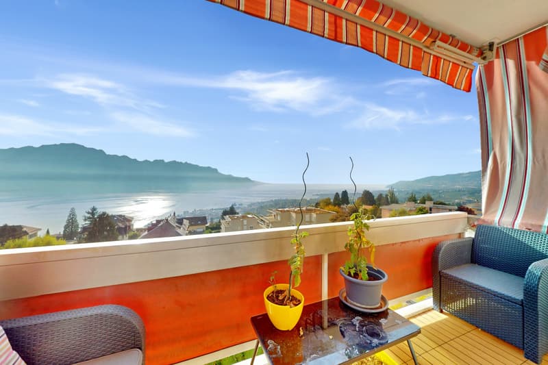 Spacieux appartement avec vue panoramique lac & montagnes (1)