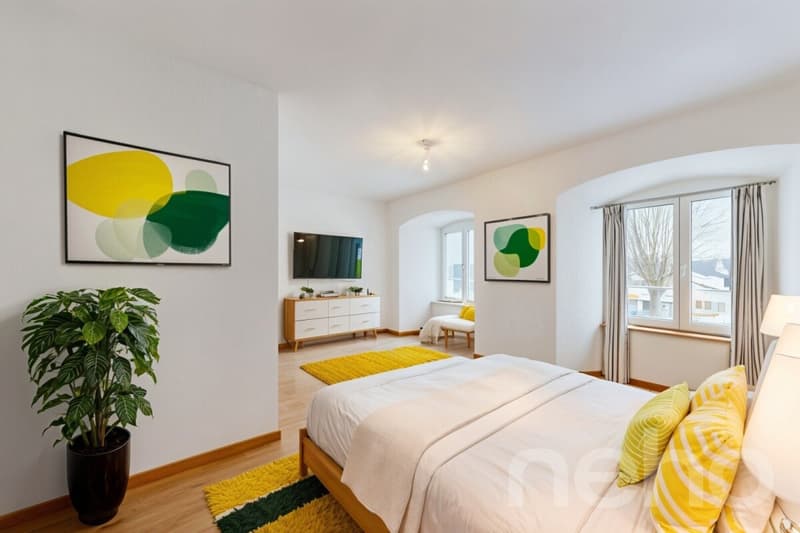 Superbe appartement de 3.5p orienté sud-ouest dans bâtiment historique (7)