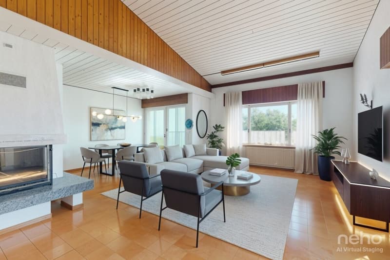 Beautiful family home with 6.5 rooms, garden and magnificent view! (2)