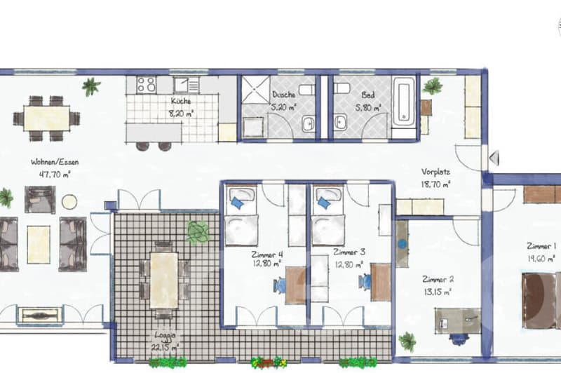 Grosszügige 5.5-Zimmer Wohnung mit grosser Loggia in Schlieren (11)