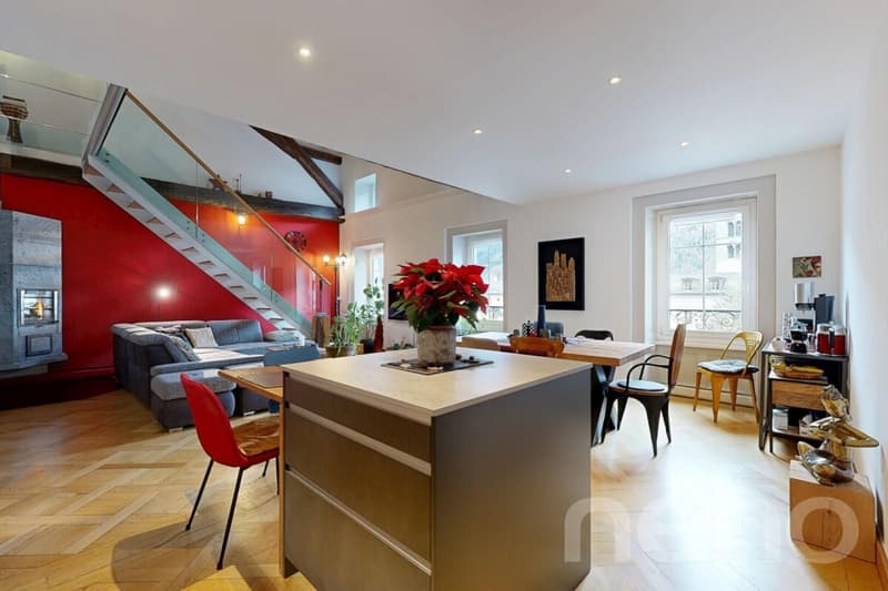 Duplex d'eccezione all'ultimo piano nel cuore di Martigny (3)