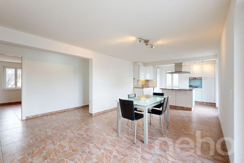 Spacious renovated duplex of 160 m² in the heart of the village of Riddes (2)
